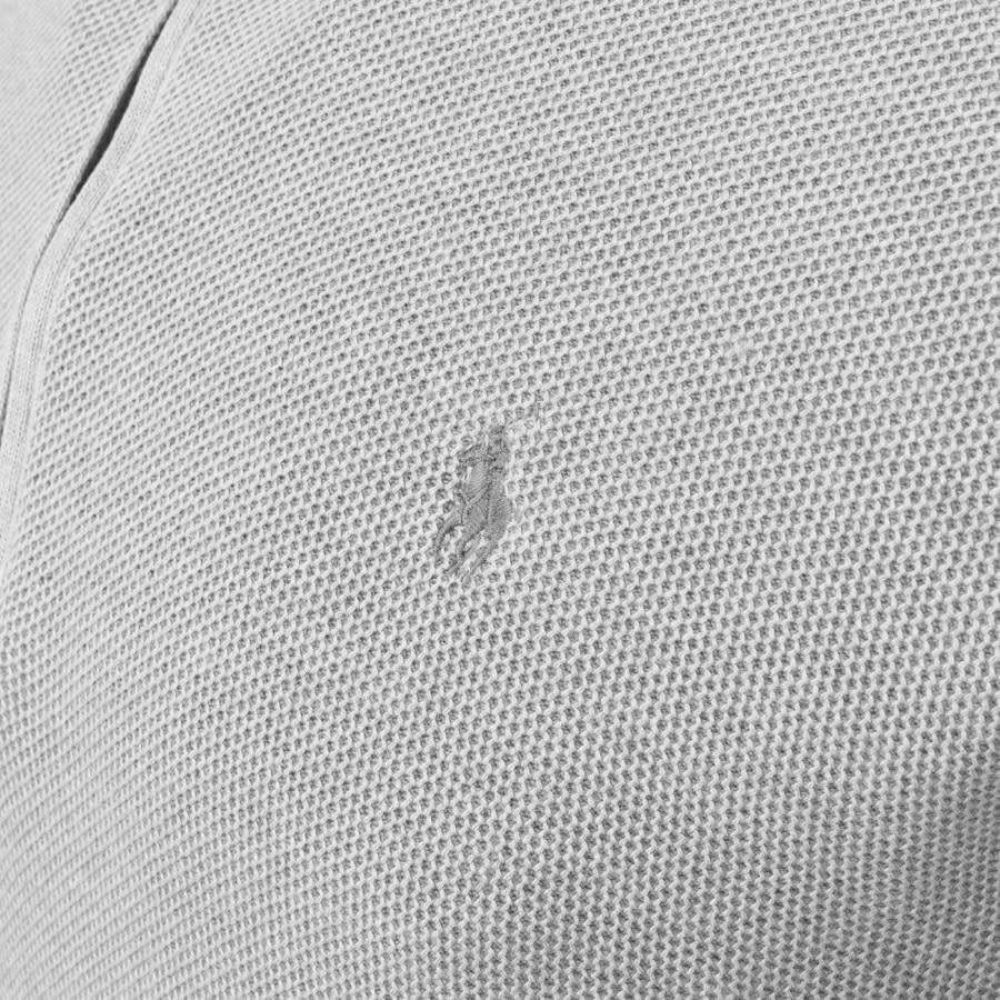 Alternative Image for ProductRalph Lauren Half Zip Waffle Knit Jumper Grey3